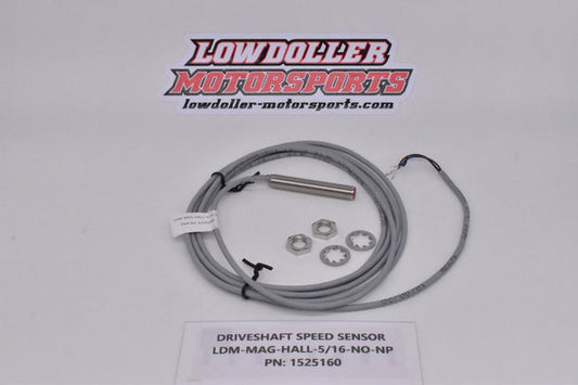 Lowdoller Motorsports LDM-MAG-HALL-5/16-NO-NP Speed Sensor PN: 1525160