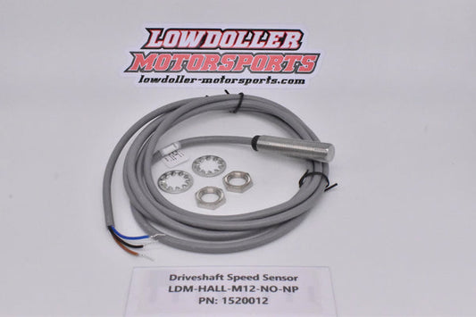 Lowdoller Motorsports Driveshaft Speed Sensor LDM-HALL-M12-NO-NP PN: 1520012