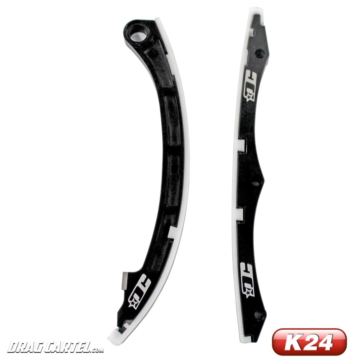 DRAG CARTEL INDUSTRIES K-SERIES K20 and K24 Billet Chain Guide Kit Includes Both Fixed And Pivoting Guides