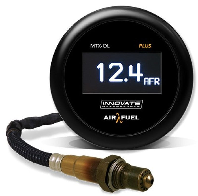 MTX-OL PLUS: Wideband Air/Fuel Ratio OLED Gauge Kit, 8 ft. Sensor Cable