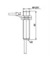 Lowdoller Motorsports Driveshaft Speed Sensor LDM-HALL-M12-NO-NP PN: 1520012